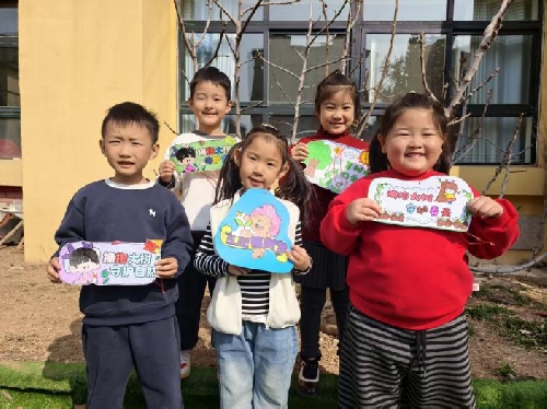 “不负春光,‘植’得期待”——莱西国开美之鸥幼儿园植树节活动